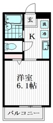 カーサ西調布の物件間取画像